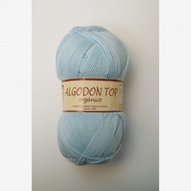Algodón TOP orgánico 001 - celeste