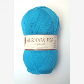 Algodón TOP orgánico 103 - tuquesa oscuro