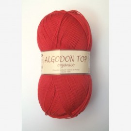 Algodón TOP orgánico 106 - rojo vivo