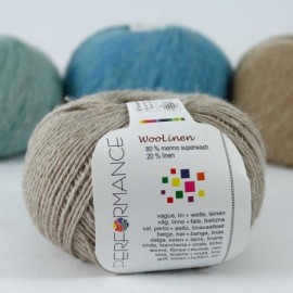 Woolinen 225 - beige/grey