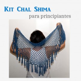 Shima shawl kit in dark grey