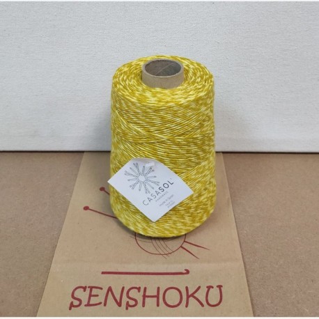 1 Cone of Eco Basic (500g) in yellow/mustard color