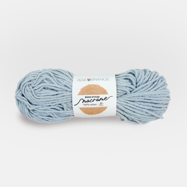 Macramé Boho 2139 - azul claro