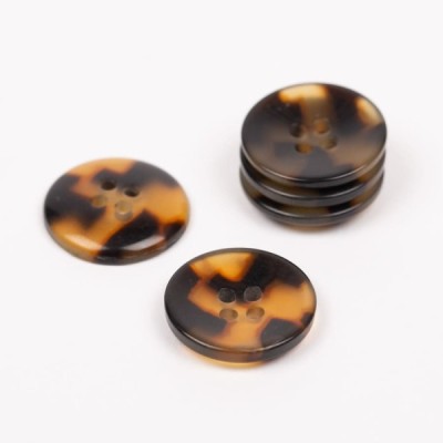 DROPS redondo imitación cuerno (tortuga) 20mm Ref. 715-3