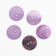 DROPS redondo nácar morado 20mm Ref. 609-2