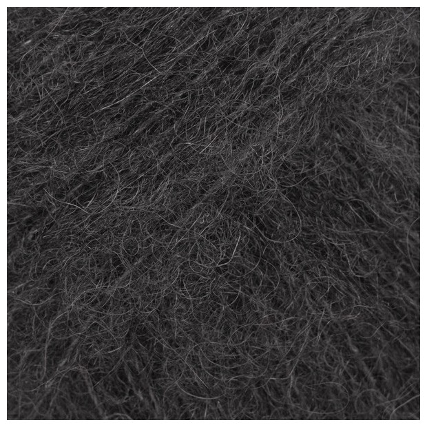 Brushed Alpaca Silk 16 - negro