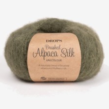 Brushed Alpaca Silk 32 - verde musgo
