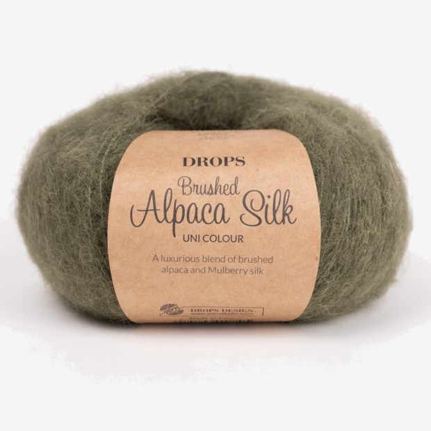 Brushed Alpaca Silk 32 - verde musgo