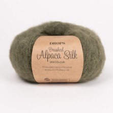 Brushed Alpaca Silk 32 - verde musgo
