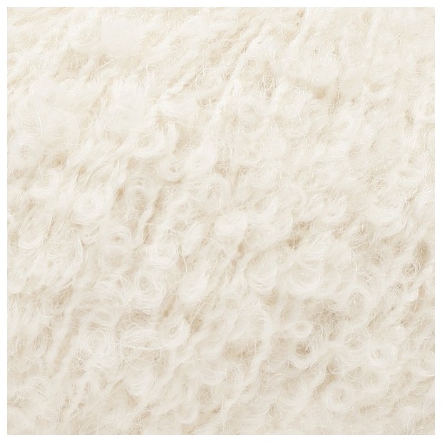 Alpaca Bouclé 0100 - blanco hueso