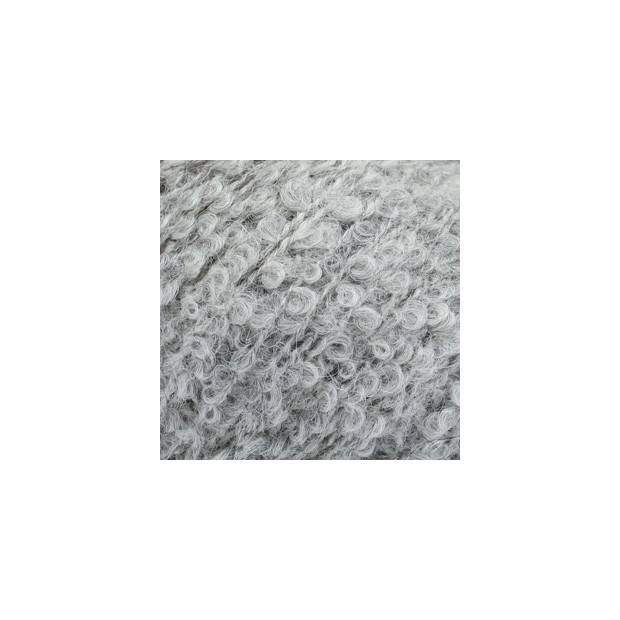 Alpaca Bouclé 5110 - gris claro-1