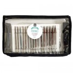 Set de agujas circulares intercambiables DROPS PRO ROMANCE (Madera decorada)