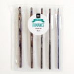 DROPS PRO ROMANCE crochet hook set (decorated wood)