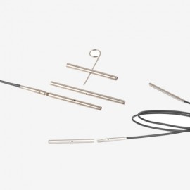 Connectors for interchangeable circular needle cables
