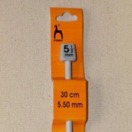 Agulha Tunisina 5,5mm/30cm. Pônei