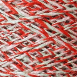 Lino Flamé 3 cabos C2 - verde menta-coral-rosa