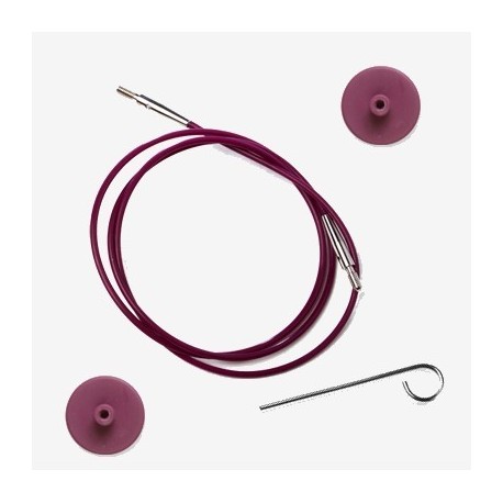 Cabo de 50 cm. para agulhas circulares intercambiáveis