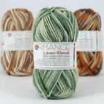 Linen Blend 9090 - multi verde